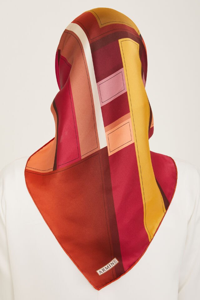 Armine İpek Eşarp 2024 İlkbahar-Yaz - 9122D-55 - Sura