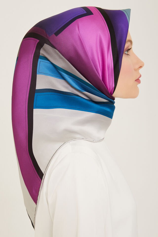 Armine İpek Eşarp 2024 İlkbahar-Yaz - 9122D-37 - Sura