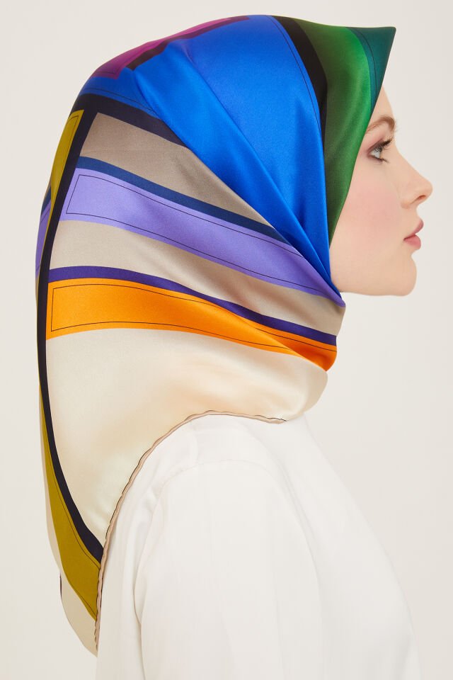 Armine İpek Eşarp 2024 İlkbahar-Yaz - 9122D-31 - Sura