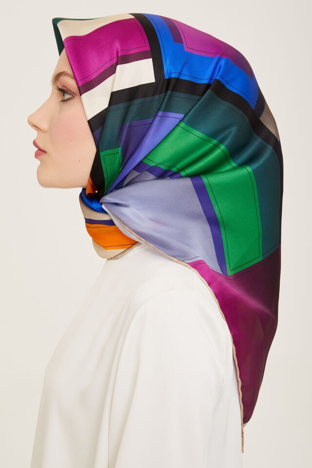 Armine İpek Eşarp 2024 İlkbahar-Yaz - 9122D-31 - Sura