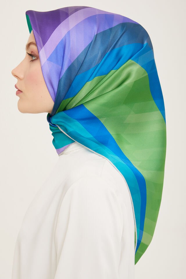 Armine İpek Eşarp 2024 İlkbahar-Yaz - 9137D-81 - Sura