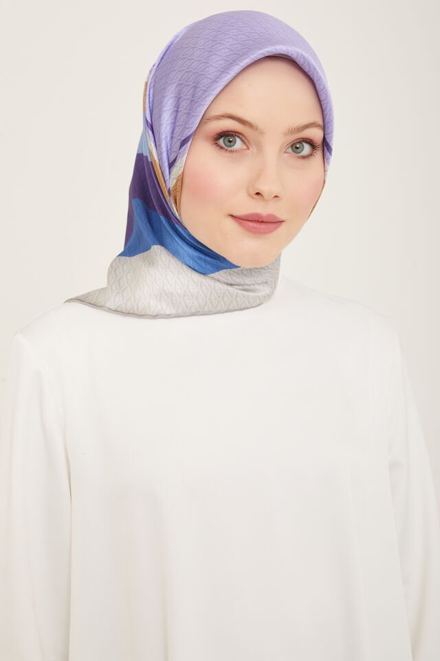 Armine İpek Eşarp 2024 İlkbahar-Yaz - 9111D-34 - Tivil