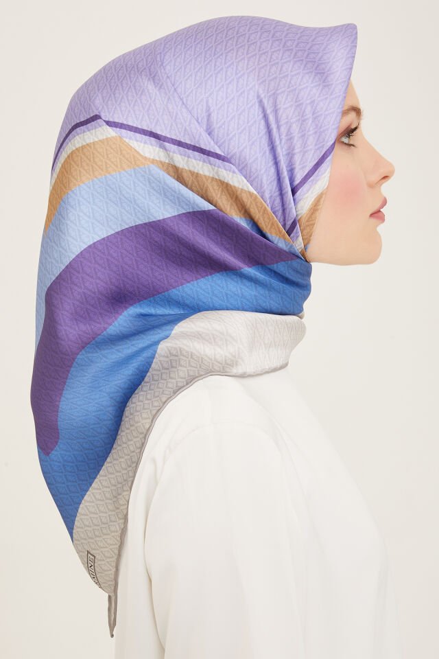 Armine İpek Eşarp 2024 İlkbahar-Yaz - 9111D-34 - Tivil