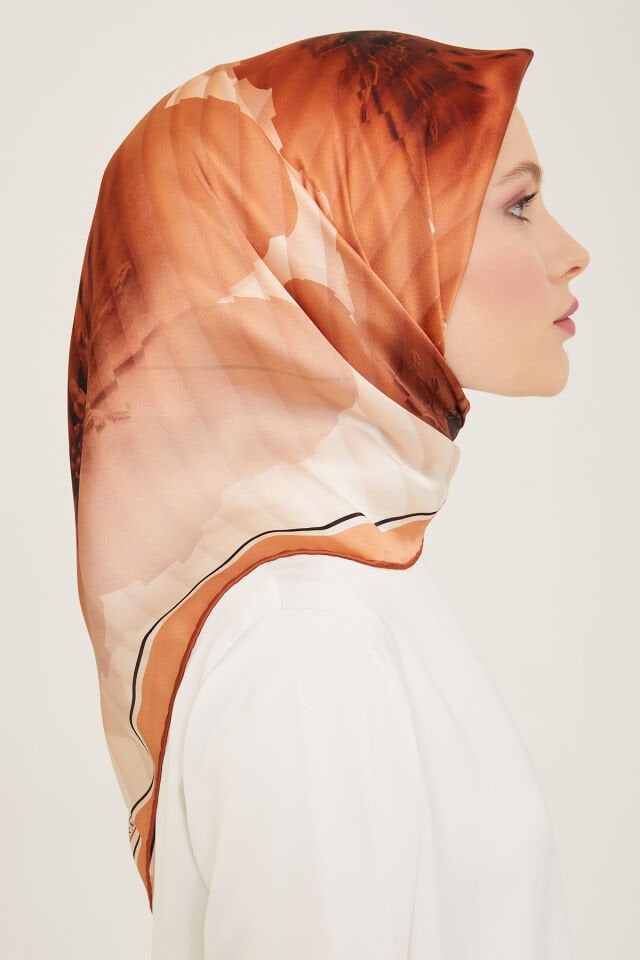 Armine İpek Eşarp 2024 İlkbahar-Yaz - 9100D-01- Sura