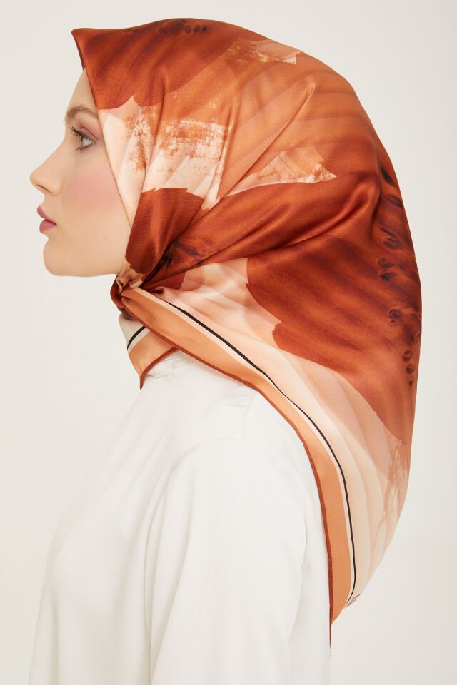 Armine İpek Eşarp 2024 İlkbahar-Yaz - 9100D-01- Sura