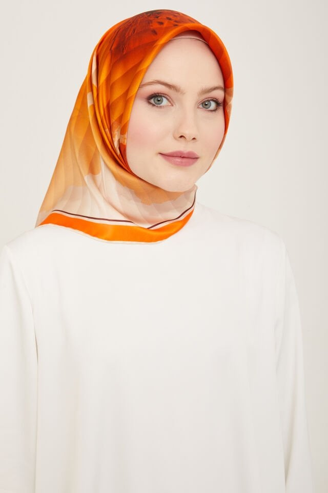 Armine İpek Eşarp 2024 İlkbahar-Yaz - 9100D-31 - Tivil