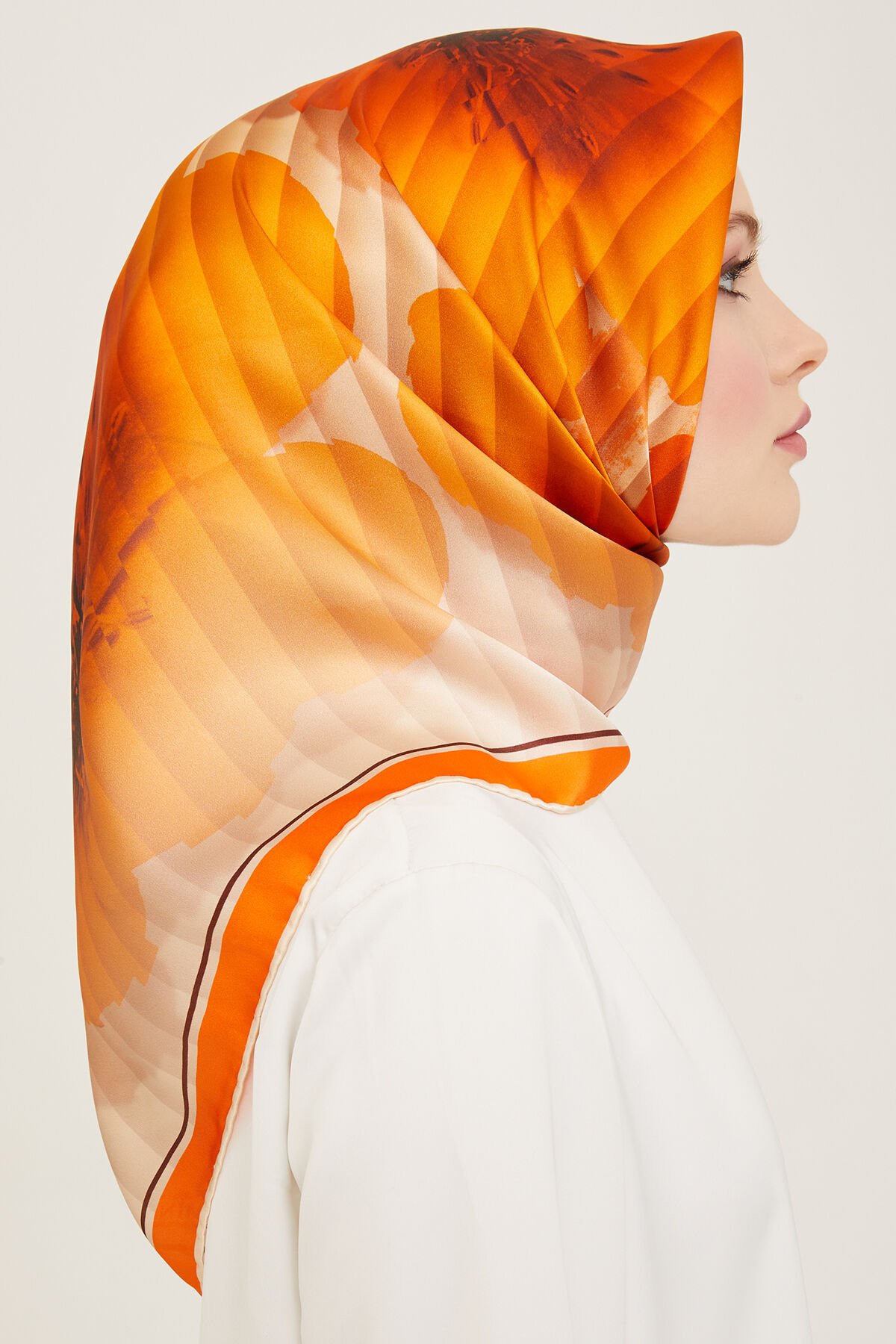 Armine İpek Eşarp 2024 İlkbahar-Yaz - 9100D-31 - Tivil