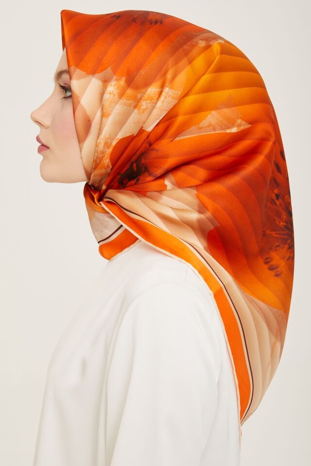 Armine İpek Eşarp 2024 İlkbahar-Yaz - 9100D-31 - Tivil