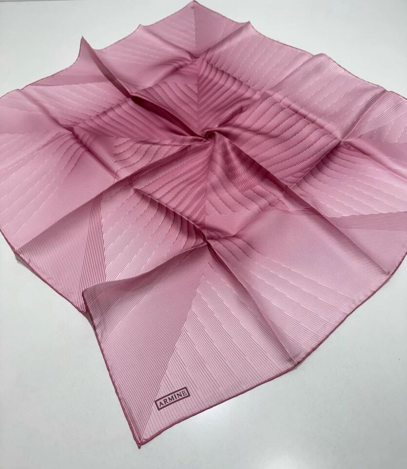 Armine Geometrik Desenli Tivil İpek Eşarp 9237D 31