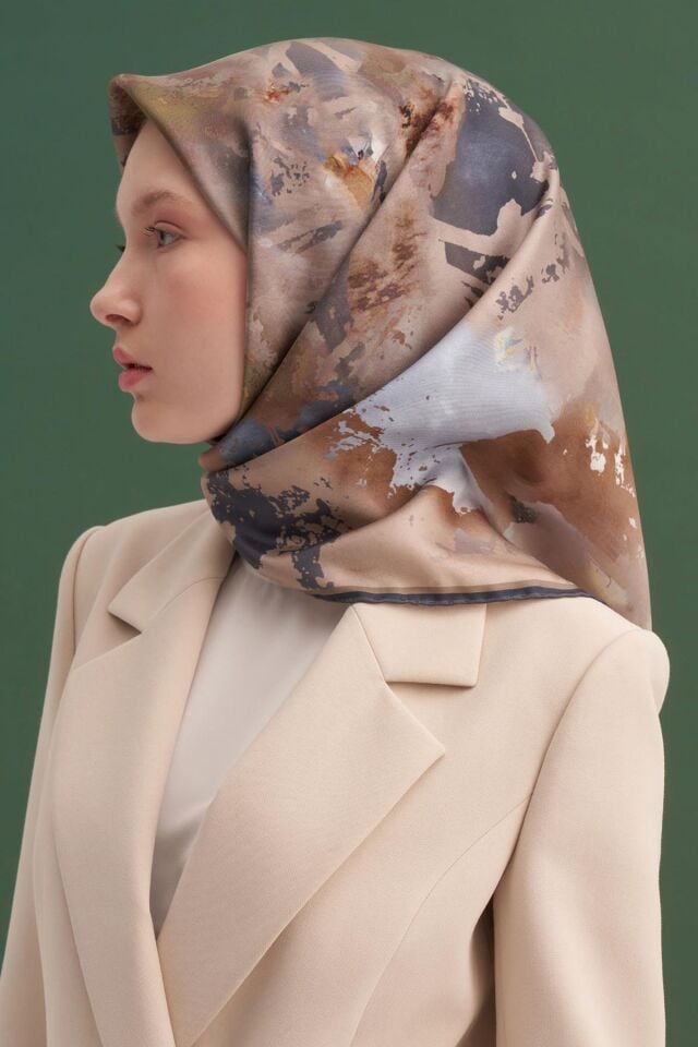 Aker İpek Eşarp - 2025 İlkbahar-Yaz - 8989701-371 - Sura